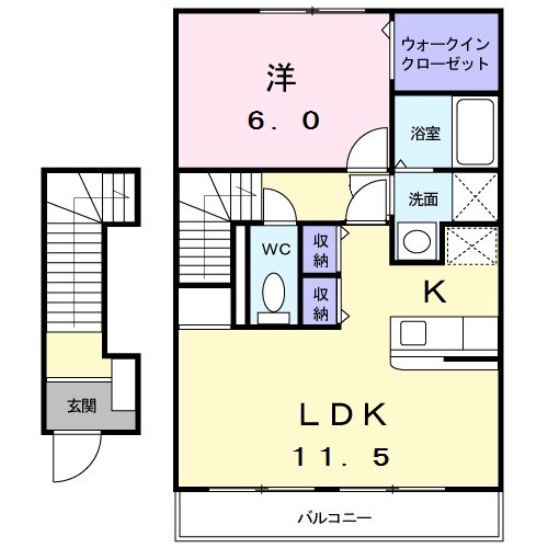 プラシードの間取り