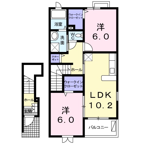 グランツBの間取り