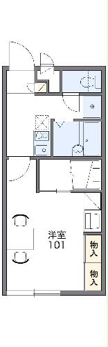 レオパレス一の沢の間取り