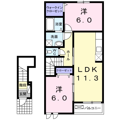 サンブリーズの間取り