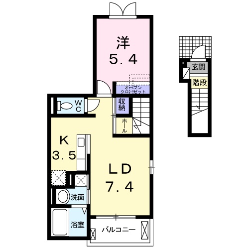 モデルノの間取り