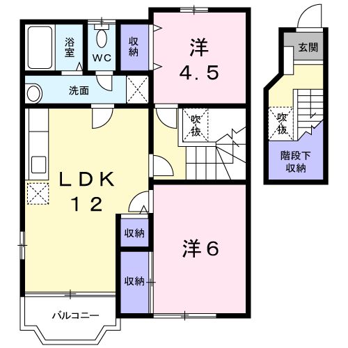 パティオソレアードＫＴ　Ｂの間取り