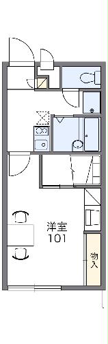 レオパレスはなみずきⅡの間取り