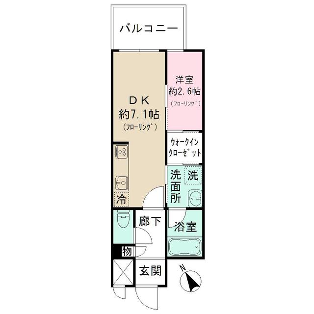 サンヒルズ大橋駅前の間取り