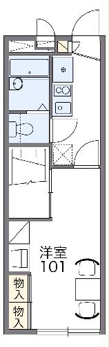 レオパレスシャルマンピエースの間取り