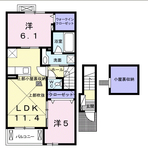 ベル シャンブルの間取り