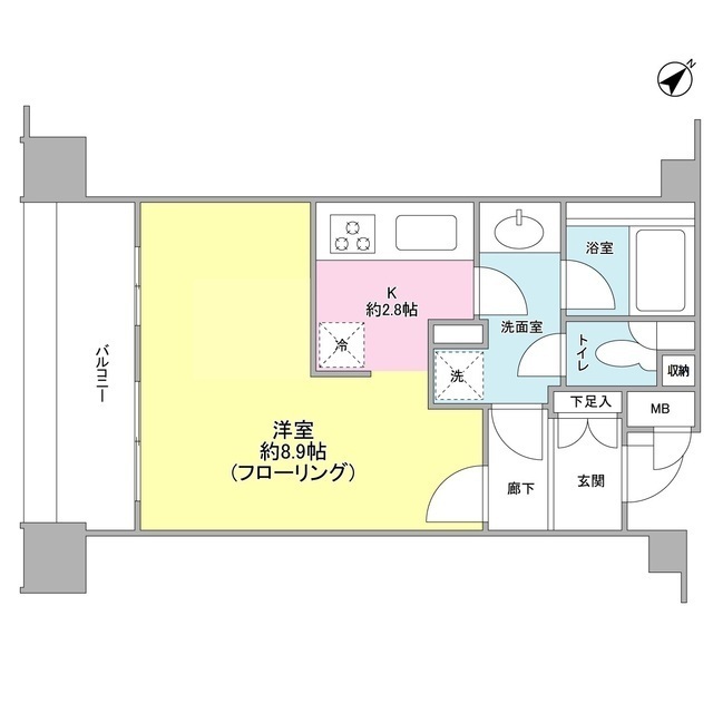 アルス桜木町エレンシアの間取り