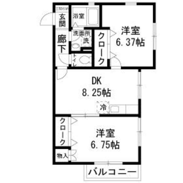 本牧グリーンハイツの間取り