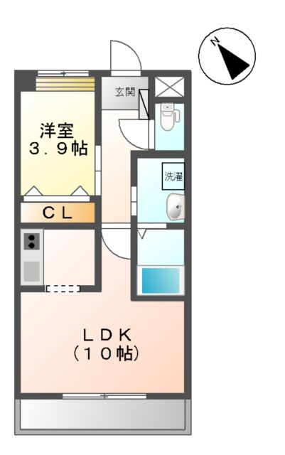 グランドハイム新宮の間取り