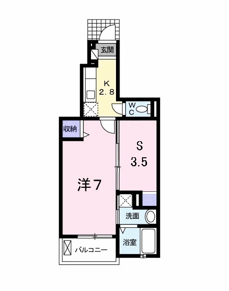 ベルソレイユの間取り