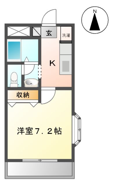Sun mall・Mの間取り