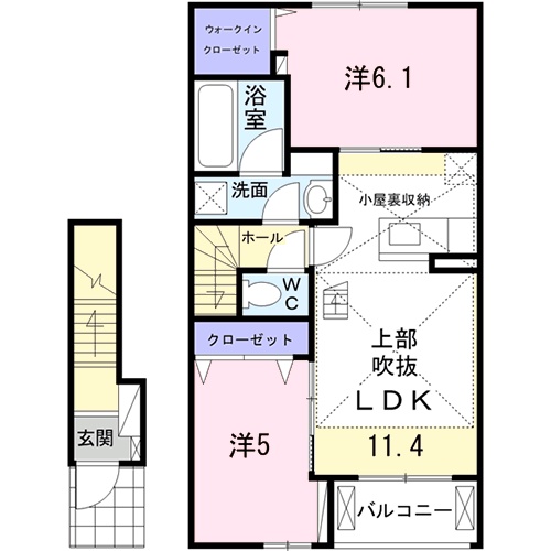グレイスDの間取り