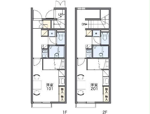 レオパレスグレースとちの木の間取り