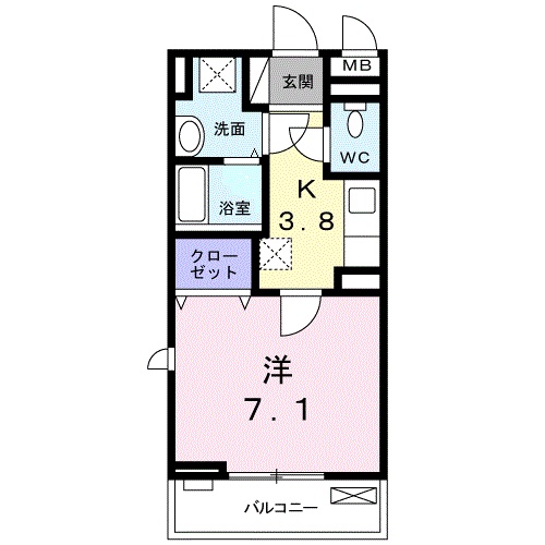 エルムスの間取り