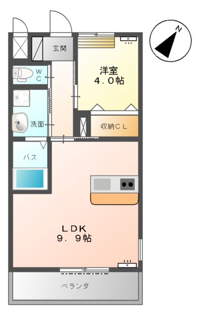 グリーンシャトーの間取り