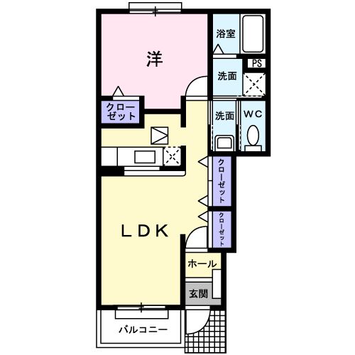 サムシングAの間取り