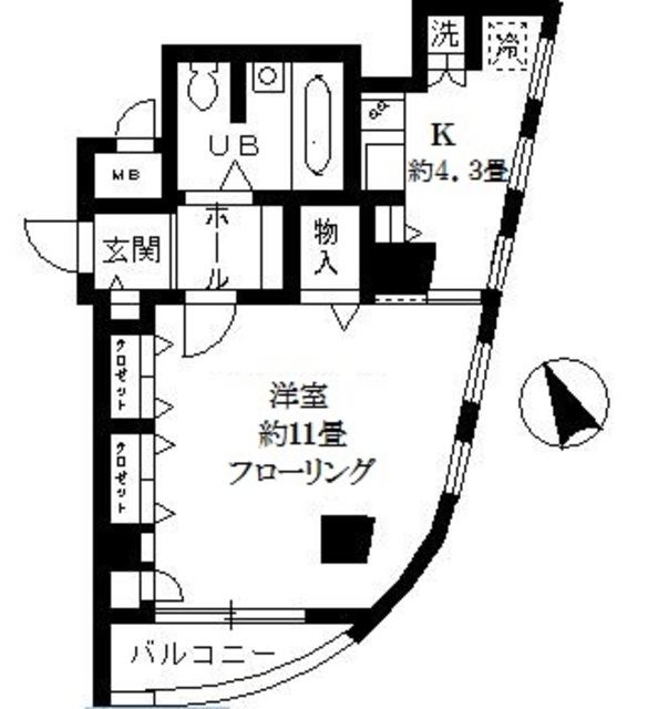 エスペランサ平河町の間取り