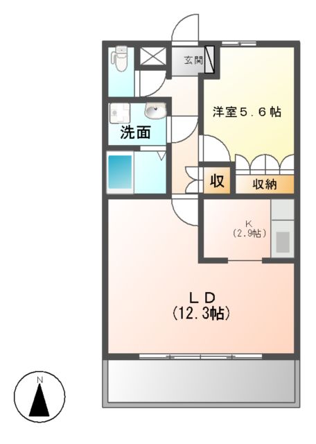 サン・プロニティの間取り