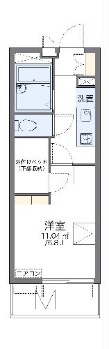 レオパレス正楓Ⅱの間取り