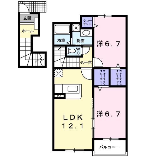ブランシェ エレガンの間取り