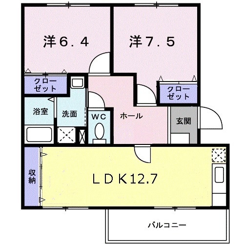 エントピアCの間取り
