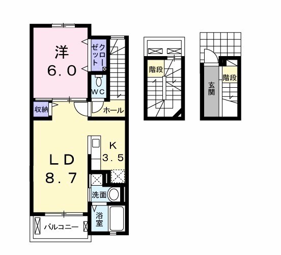 クレアの間取り