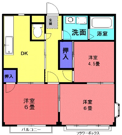 オーキッドハイツの間取り