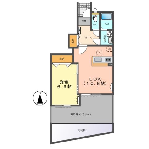 ヴァン・ヌーボ vent nouveauの間取り