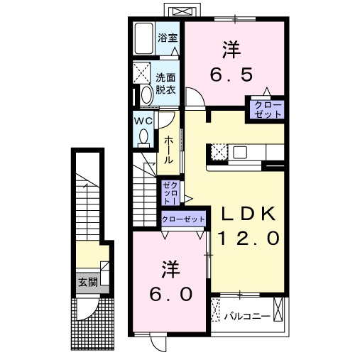 アニメート桜の間取り