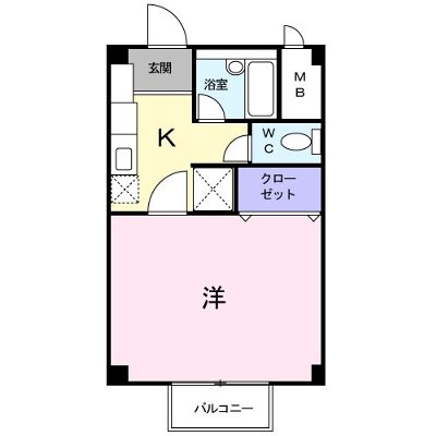 エスポワール由布の間取り