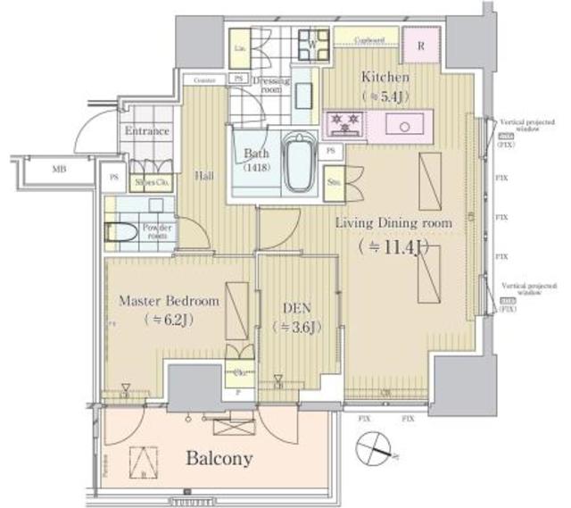 パークコート三番町ヒルトップレジデンスの間取り