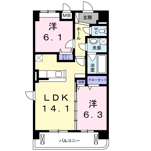 アルコ・イーリスの間取り