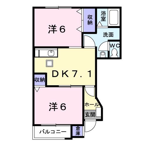パルテールDの間取り