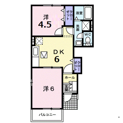 アンポツBの間取り