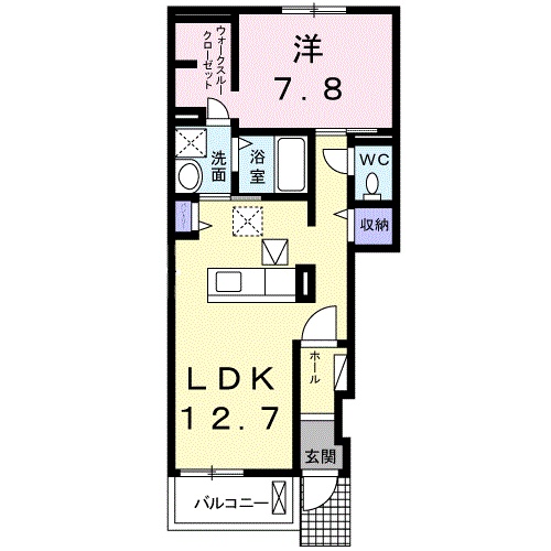 エスポアール・ユイットの間取り