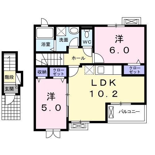 サニーメゾンⅢの間取り