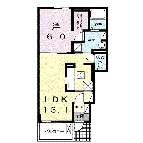 ヒマリン トロワの間取り