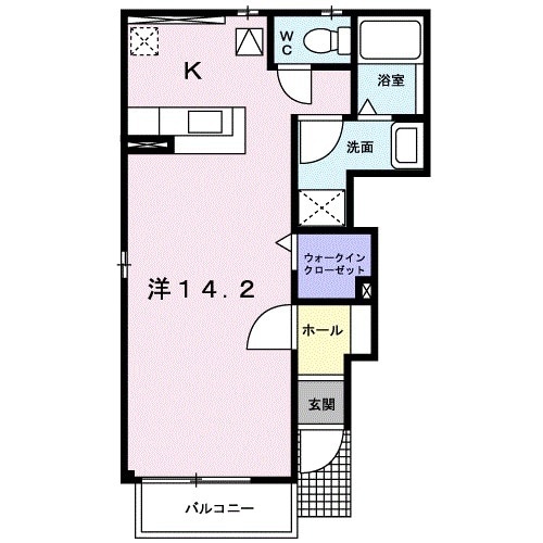 ジュネスAの間取り