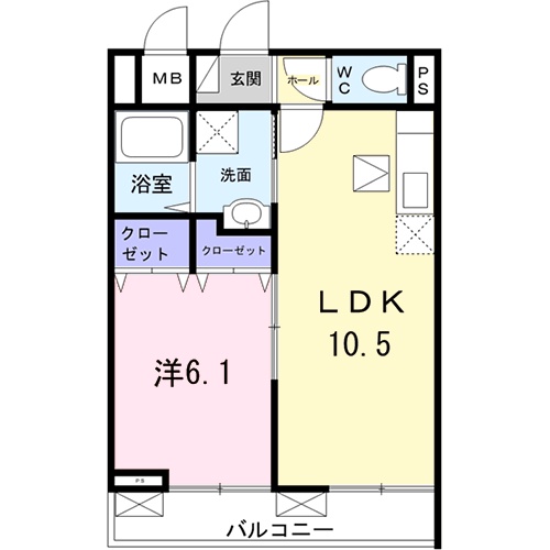 ウィルビレッジAの間取り