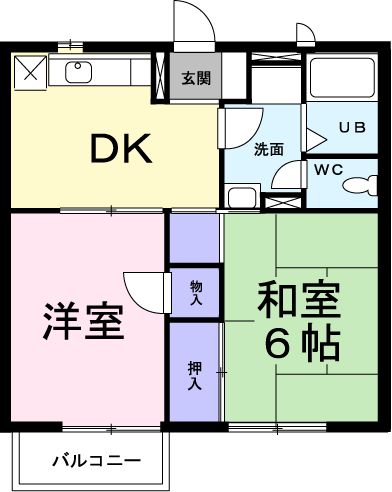 ハイツTMの間取り