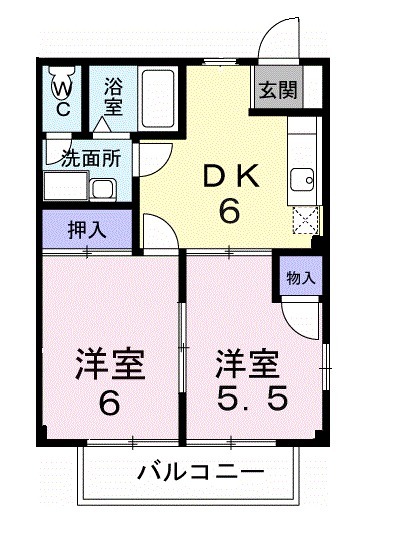 ライフサークル パート8の間取り