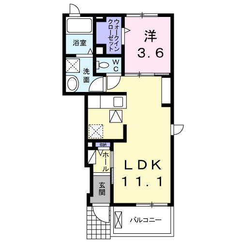 フォルシュBの間取り