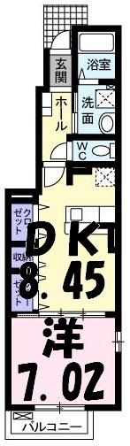 クレストM伍番館の間取り