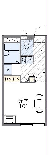 レオパレスエミライズの間取り