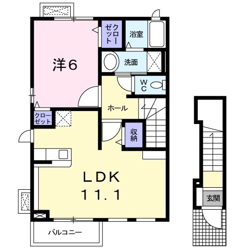 ミューズAの間取り