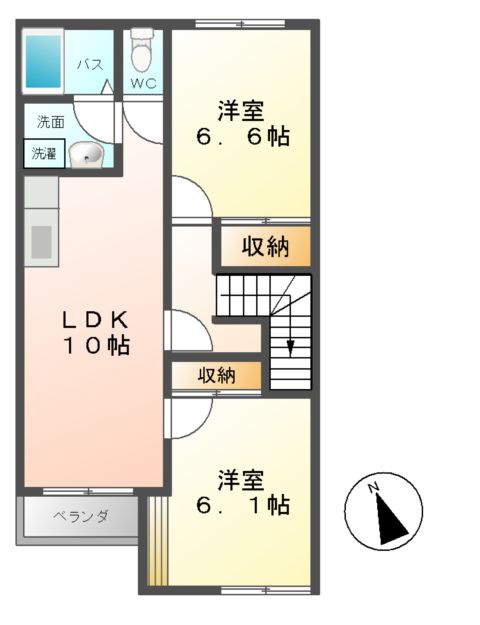 アクアヒルズの間取り