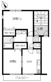 ジュールＡ棟・103号室の間取り