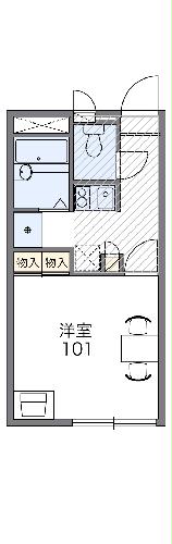 レオパレスハポネスの間取り