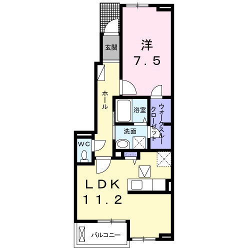 ベラルーアの間取り