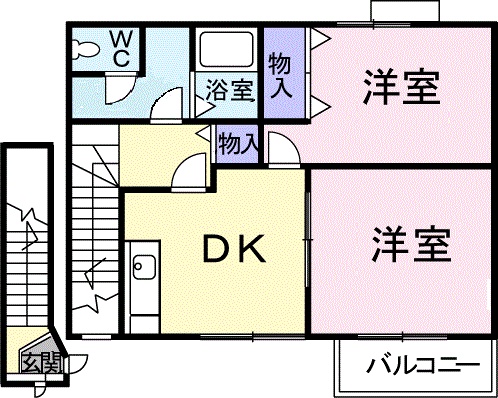 フトゥールムⅠの間取り